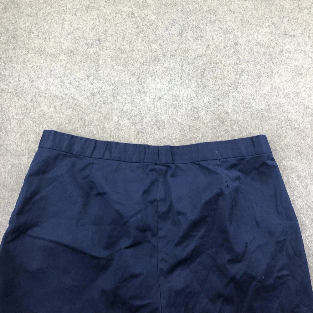 Adidas Shorts Mens 42 Blue Chino Flat Front 4 Inseam Casual Summer Sports